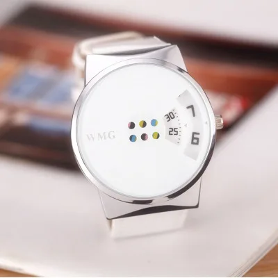Fashion Creative Students Watch Men Women's Couples Casual Watch Cool Roulette Circle Watch
Fashion Creative Students Watch Men Women's Couples Casual Watch Cool Roulette Circle Watch