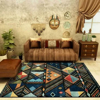 Fashionable Bohemian Moroccan Ethnic Blue Multicolor Block Living Room Bedroom Bedside Carpet and Floor Mats Custom
Fashionable Bohemian Moroccan Ethnic Blue Multicolor Block Living Room Bedroom Bedside Carpet and Floor Mats Custom