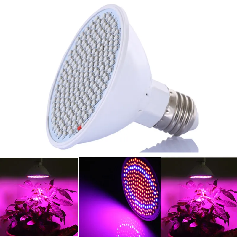 Фото 20W LED Grow Lights Bulb E27 Plant Lamp for Garden Greenhouse Hydroponics Seedling Growing AC85-260V Dropshipping | Лампы и освещение