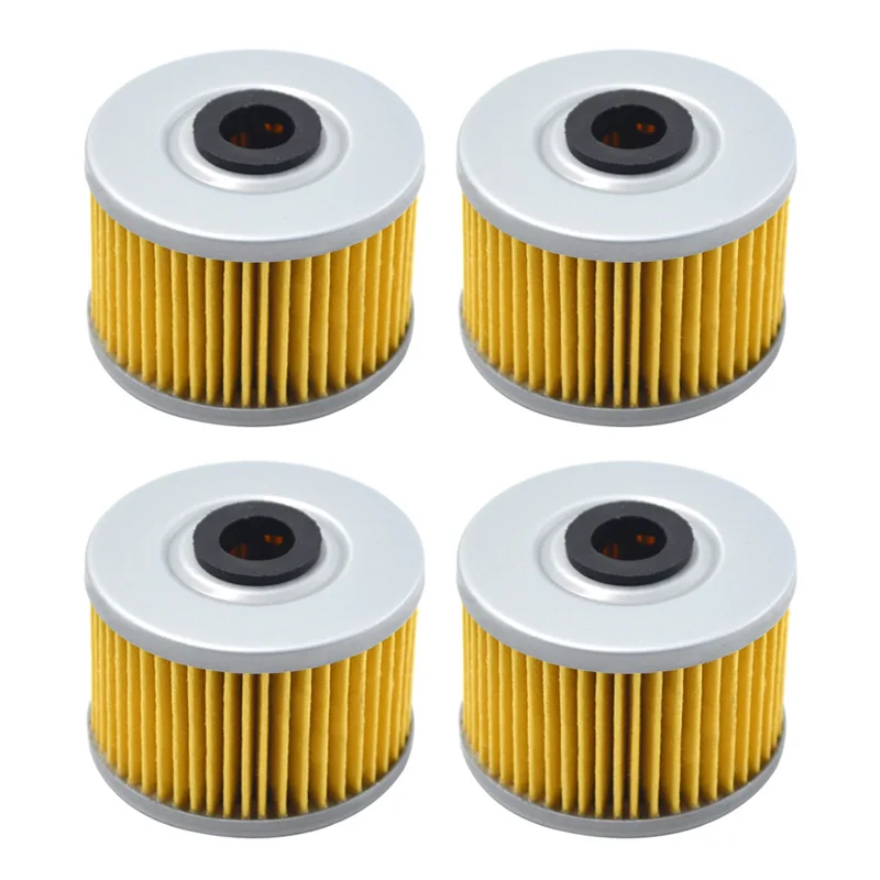 

4pcs Oil Filter For HONDA ATC250ES ATC250 ES BIG RED 250 1985-1987 TRX250 FOURTRAX 250 1985 1986-1992 TRX700XX 2008 2009