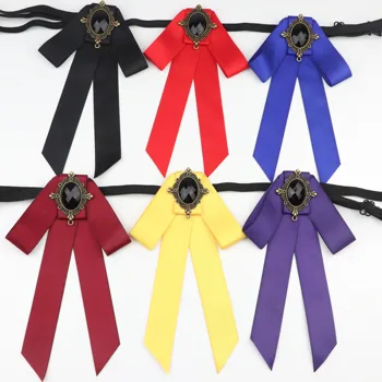 Woman Simple Bowtie Fashion Pretty Ribbon Solid Color Butterfly Bowknot Bow Tie Polyester Cravat Pin Lapel
Woman Simple Bowtie Fashion Pretty Ribbon Solid Color Butterfly Bowknot Bow Tie Polyester Cravat Pin Lapel