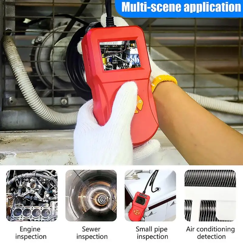 5.5mm Inspection Endoscope Camera Waterproof IP67 Multipurpose Sewerage Pipeline Detector 6 LED 5.5mm with 2.4 inch IPS
5.5mm Inspection Endoscope Camera Waterproof IP67 Multipurpose Sewerage Pipeline Detector 6 LED 5.5mm with 2.4 inch IPS