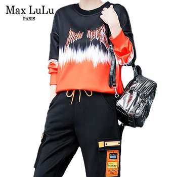 Max LuLu 2020 New Spring Korean Fashion Ladies Printed Tracksuits Womens Casual Two Pieces Sets Embroidery Tops And Harem Pants
Max LuLu 2020 New Spring Korean Fashion Ladies Printed Tracksuits Womens Casual Two Pieces Sets Embroidery Tops And Harem Pants
