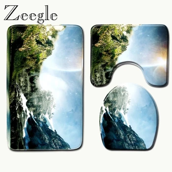 Zeegle Natural Pattern Rug Anti Slip Mat for Bathroom Shower Carpet 3pcs Green Bath Mat Rug Machine Washable Toilet Floor Mats
Zeegle Natural Pattern Rug Anti Slip Mat for Bathroom Shower Carpet 3pcs Green Bath Mat Rug Machine Washable Toilet Floor Mats