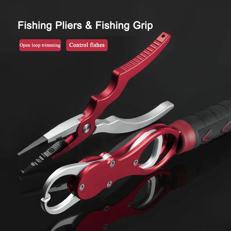 Aluminum Alloy Fishing Plier Grip Control with Scale Multifunctable Fish Lip Gripper Hook Recover Cutter Line Split Ring Tackle
Aluminum Alloy Fishing Plier Grip Control with Scale Multifunctable Fish Lip Gripper Hook Recover Cutter Line Split Ring Tackle