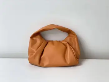 

Bolsa De Letras Con Monograma, Bolsa Nube Bolso Para Mujer De Cuero Genuino Suave, Nuevo Bolso De Mano De Moda, Bolso De Mano,