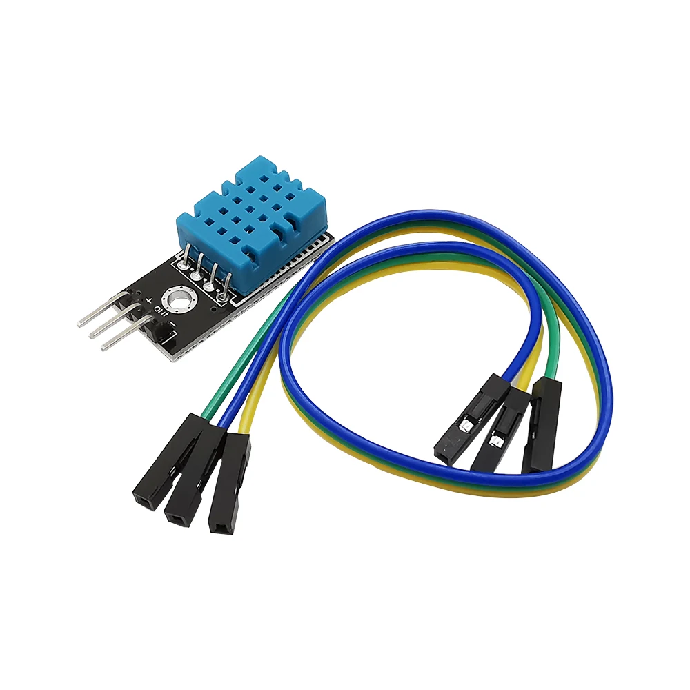 1Pcs DHT11 Temperature Humidity Sensor Module With Cable Smart Human Body Sensors Module for Arduino DIY Kit
1Pcs DHT11 Temperature Humidity Sensor Module With Cable Smart Human Body Sensors Module for Arduino DIY Kit