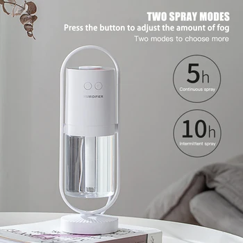Desktop Mini Silent Night Light Atomization Portable USB Negative Ion Household Humidifier
Desktop Mini Silent Night Light Atomization Portable USB Negative Ion Household Humidifier