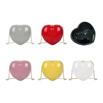 Women Chain Shoulder Messenger Bags Heart Shape Sweet Ladies Handbag for Party 517D
Women Chain Shoulder Messenger Bags Heart Shape Sweet Ladies Handbag for Party 517D