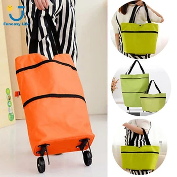 Shopping Trolley Bag Portable Oxford Foldable Tote Reusable Grocery Food Organizer Vegetables Bag With Wheels Rolling Cart
Shopping Trolley Bag Portable Oxford Foldable Tote Reusable Grocery Food Organizer Vegetables Bag With Wheels Rolling Cart