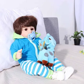 48CM bebes realistic reborn soft full body slicone lifelike sleeping baby hand detailed painting Anatomically Correct
48CM bebes realistic reborn soft full body slicone lifelike sleeping baby hand detailed painting Anatomically Correct