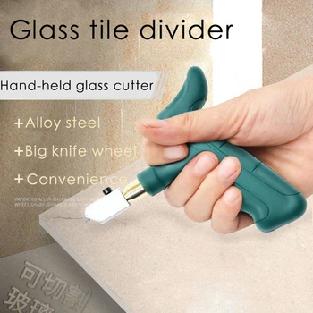 Hand Grip Tile Cutter Divider Glass Cutter Opener for Ceramic Tile Glass Manual Diamond Cutting Tools Portable Glass Cutter 
Hand Grip Tile Cutter Divider Glass Cutter Opener for Ceramic Tile Glass Manual Diamond Cutting Tools Portable Glass Cutter