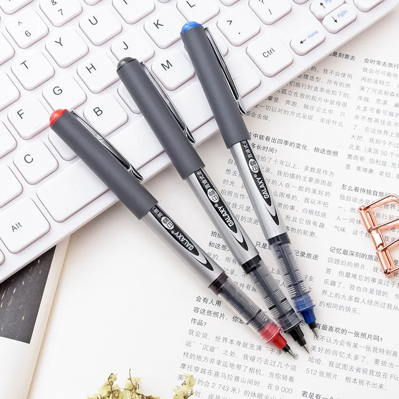 0.5mm Color Ink Gel Pen Straight Liquid Black / Blue/ Red Ink Pens for Writing Marking Office Stationery Kawaii School Supplies
0.5mm Color Ink Gel Pen Straight Liquid Black / Blue/ Red Ink Pens for Writing Marking Office Stationery Kawaii School Supplies