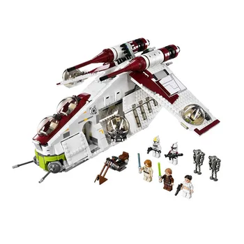 New Star Wars UCS The Republic Gunship X Wing Star Tie Fighter Building Blocks StarWars Lepining Toys 05041 75021 05145 75218
New Star Wars UCS The Republic Gunship X Wing Star Tie Fighter Building Blocks StarWars Lepining Toys 05041 75021 05145 75218