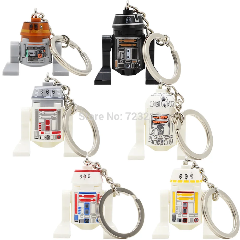 Single Sale Figure Keychain C1-10P R5-D4 R5D4 R5-J2 R5-D8 SW424 R5-F7 R2D2 Key Building Blocks Model Toys Legoing
Single Sale Figure Keychain C1-10P R5-D4 R5D4 R5-J2 R5-D8 SW424 R5-F7 R2D2 Key Building Blocks Model Toys Legoing
