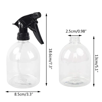 5Pcs 250ml Clear Empty Spray Bottle with Adjustable Nozzle Refillable Cleaning Solution Container Mist Trigger Sprayer
5Pcs 250ml Clear Empty Spray Bottle with Adjustable Nozzle Refillable Cleaning Solution Container Mist Trigger Sprayer