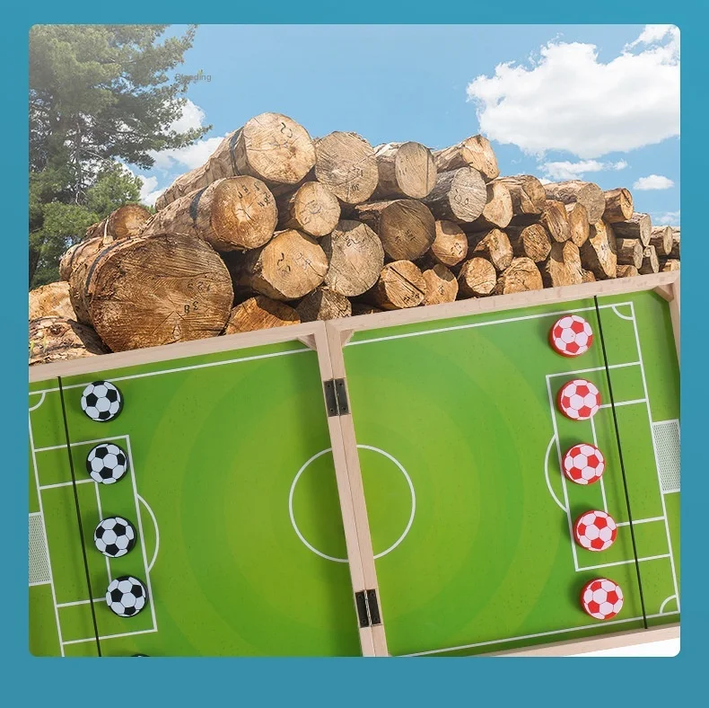 Foldable 4in1Foosball Winner Games Table Hockey Game Catapult Chess Flying Chess Parent-child Interactive Toy Family Party Game Foldable 4in1Foosball Winner Games Table Hockey Game Catapult Chess Flying Chess Parent-child Interactive Toy Family Party Game