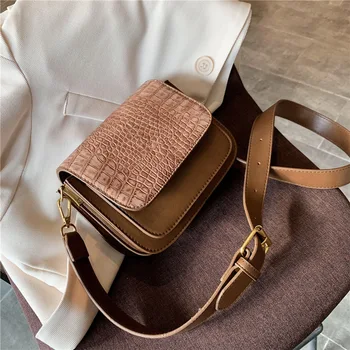 small pu bags handbag 2020 crocodile grain to fashion a new little single shoulder bag 
small pu bags handbag 2020 crocodile grain to fashion a new little single shoulder bag