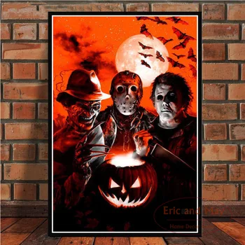 Jason Voorhees Freddy Krueger Classic Horror Movie Poster Prints Canvas Art Painting Wall Pictures For Living Room Home Decor (2
Jason Voorhees Freddy Krueger Classic Horror Movie Poster Prints Canvas Art Painting Wall Pictures For Living Room Home Decor (2