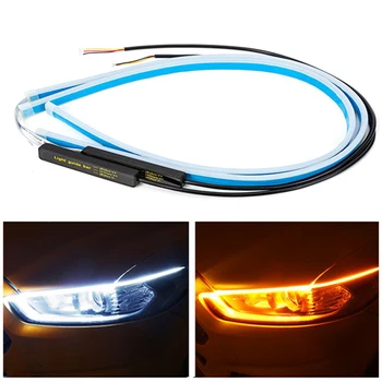 2pcs Led DRL Daytime Running Lights Turn Signal DRL Led Strip Car Light Accessories Brake Side Lights Headlights For Auto
2pcs Led DRL Daytime Running Lights Turn Signal DRL Led Strip Car Light Accessories Brake Side Lights Headlights For Auto