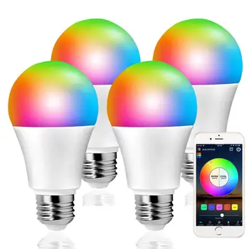 WiFi Smart Led Bulb E27 RGB Light Bulbs 7W 220V Alexa Compatible Google Assistant Control Dimmable Timer Function Magic Led Lamp
WiFi Smart Led Bulb E27 RGB Light Bulbs 7W 220V Alexa Compatible Google Assistant Control Dimmable Timer Function Magic Led Lamp