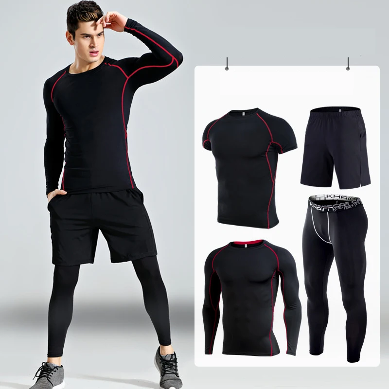 Men Sportswear Compression Sport Suits Quick Dry Running Sets Clothes Sports Joggers Training Gym Fitness Tracksuits Running Set
Men Sportswear Compression Sport Suits Quick Dry Running Sets Clothes Sports Joggers Training Gym Fitness Tracksuits Running Set