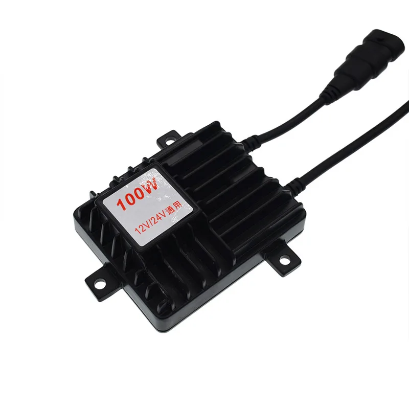 HIDLT 2PCS High Power 24V 100W HID Slim Replacement Ballast For Truck Headlight Bulb H1 H7 H11 HB3 HB4 AC HID Conversion Kit (6)