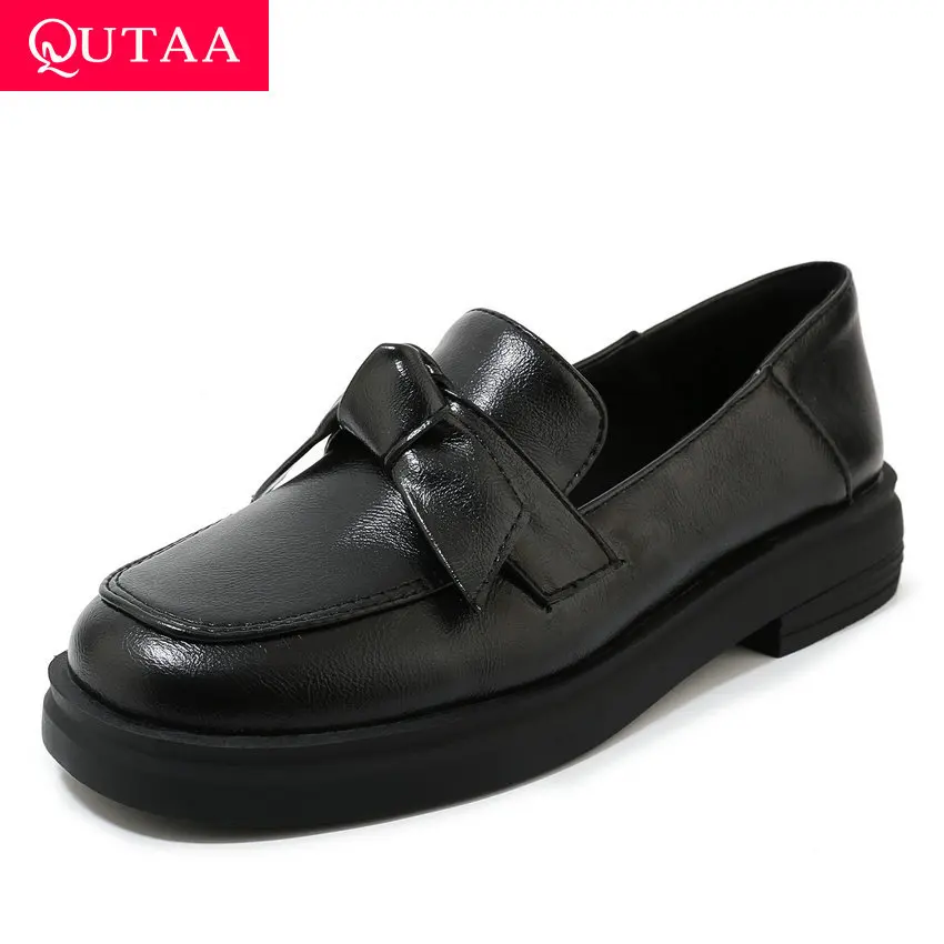 QUTAA 2020 Butterfly-Knot Round Toe PU Leather Women Pumps Platform Spring Square Heel Slip on Women Single Shoes Size 34-43
QUTAA 2020 Butterfly-Knot Round Toe PU Leather Women Pumps Platform Spring Square Heel Slip on Women Single Shoes Size 34-43
