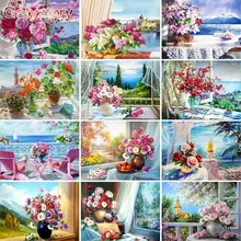 GATYZTORY 40×50CM DIY Painting By Numbers Window Sill Vase Picture Colouring Zero Basis HandPainted Oil Painting Home Decor
GATYZTORY 40×50CM DIY Painting By Numbers Window Sill Vase Picture Colouring Zero Basis HandPainted Oil Painting Home Decor