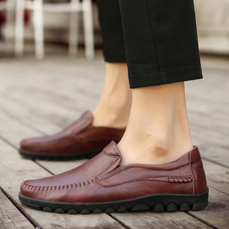 MEN'S Leather Shoes 2020 Moccosins Men's Anti-slip Casual Shoes Men Youth Versatile Cattle Breathable Summer Loafers Men's
MEN'S Leather Shoes 2020 Moccosins Men's Anti-slip Casual Shoes Men Youth Versatile Cattle Breathable Summer Loafers Men's