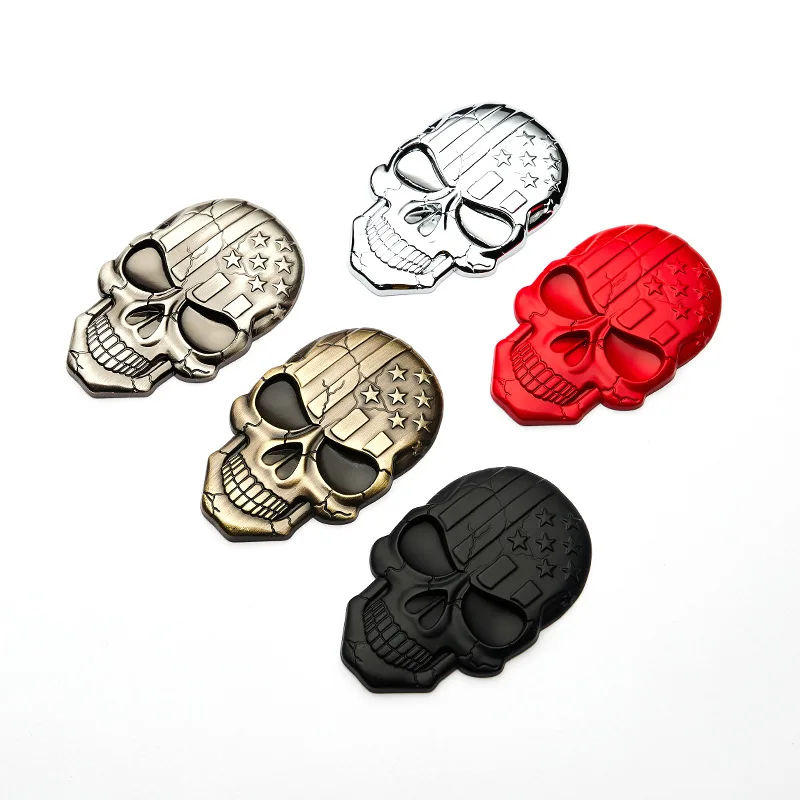 3D Metal Skull Ghost American Flag Logo Car Body Rear Emblem Badge Sticker Decal Accessories
3D Metal Skull Ghost American Flag Logo Car Body Rear Emblem Badge Sticker Decal Accessories