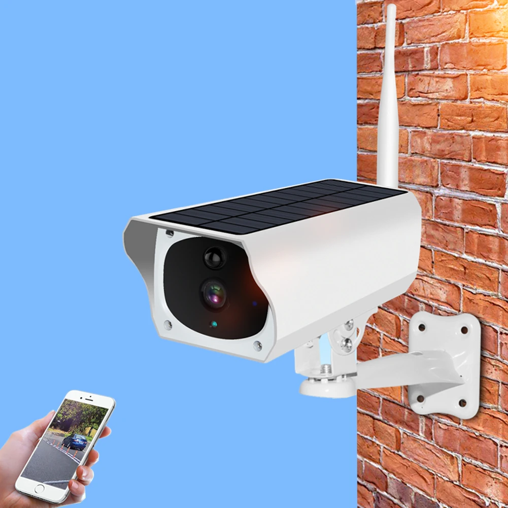 Solar WiFi IP Camera 1080P HD Outdoor Charging Battery Wireless Security Camera PIR Motion Detection Bullet Surveillance CCTV
Solar WiFi IP Camera 1080P HD Outdoor Charging Battery Wireless Security Camera PIR Motion Detection Bullet Surveillance CCTV