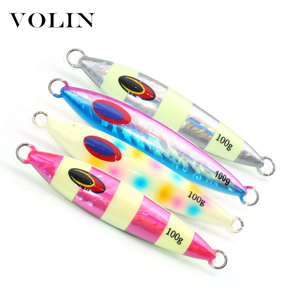 VOLIN 1pc NEW Ocean Fishing Slow Jig Lure 100g 120g 160g Metal Fishing Squid Jig Sea Lure Artificial Fishing Bait
VOLIN 1pc NEW Ocean Fishing Slow Jig Lure 100g 120g 160g Metal Fishing Squid Jig Sea Lure Artificial Fishing Bait