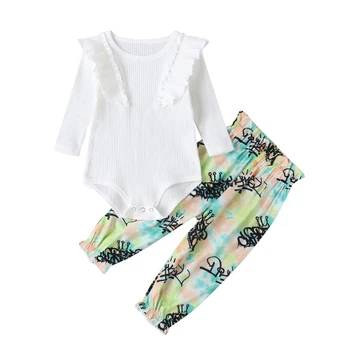Baby Clothes Sets Toddler Baby Girl Clothes Sets Solid Round Neck Long Sleeve Romper Printed Pants Tie Dye Newborn Outfit
Baby Clothes Sets Toddler Baby Girl Clothes Sets Solid Round Neck Long Sleeve Romper Printed Pants Tie Dye Newborn Outfit