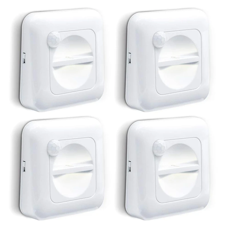 Motion Sensor Light Battery Operated Night Light Stick Anywhere Led Closet Light Step Lights for Hallway, Bedroom, Kitchen (Whit
Motion Sensor Light Battery Operated Night Light Stick Anywhere Led Closet Light Step Lights for Hallway, Bedroom, Kitchen (Whit