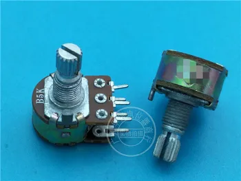 3pcs for Taiwan DIYA 148-type double potentiometer B5K / handle length 15MM / knurling axis
3pcs for Taiwan DIYA 148-type double potentiometer B5K / handle length 15MM / knurling axis