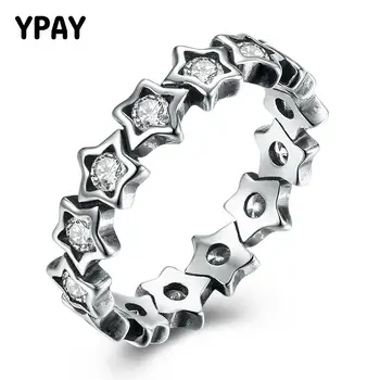 YPAY Real 925 Sterling Silver Starshine Star Finger Ring with Clear CZ Original Fine Jewelry For Women Wedding Gift YMR037
YPAY Real 925 Sterling Silver Starshine Star Finger Ring with Clear CZ Original Fine Jewelry For Women Wedding Gift YMR037
