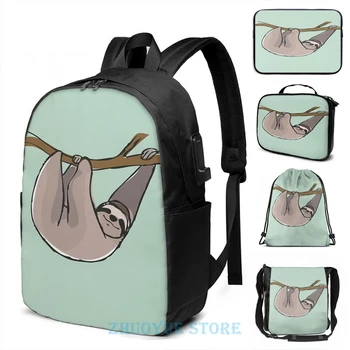 Funny Graphic print Sloth(6) USB Charge Backpack men School bags Women bag Travel laptop bag
Funny Graphic print Sloth(6) USB Charge Backpack men School bags Women bag Travel laptop bag