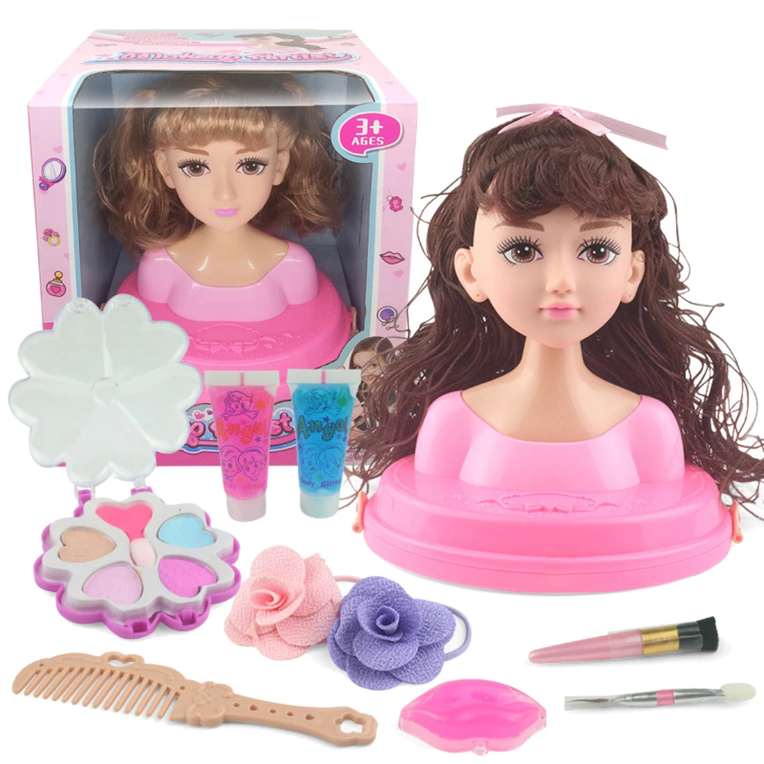 Rowsfire Head Model Half Body Doll Toy Makeup Hairstyle Play Toy - Big Wave + Air Bangs
Rowsfire Head Model Half Body Doll Toy Makeup Hairstyle Play Toy - Big Wave + Air Bangs