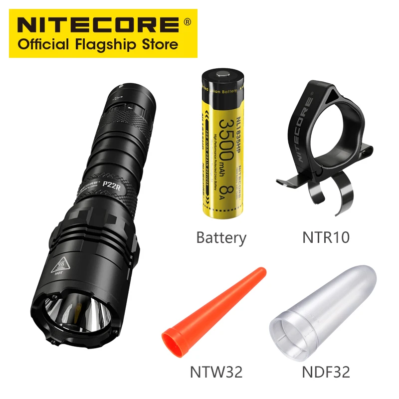 NITECORE P22R Tactical type-c Direct Charge 1800 Lumens Instantaneous Flash Strong Light Flashlight
NITECORE P22R Tactical type-c Direct Charge 1800 Lumens Instantaneous Flash Strong Light Flashlight