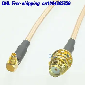 EMS/ DHL 50pcs Cable MMCX male right angle to SMA female bulkhead RG316 Jumper pigtail 8" cable 22j 
EMS/ DHL 50pcs Cable MMCX male right angle to SMA female bulkhead RG316 Jumper pigtail 8" cable 22j
