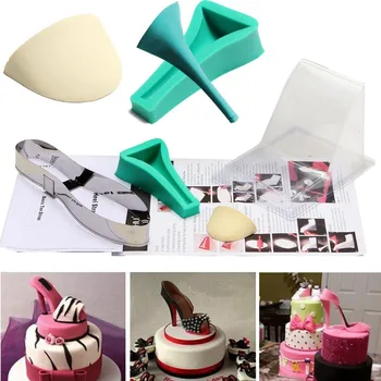 High Heel Fondant Cake Mold Kit Sugarcraft Baking Food Grade Silicone Shoe Shape Mould Cake Decorating Kitchen Tool 
High Heel Fondant Cake Mold Kit Sugarcraft Baking Food Grade Silicone Shoe Shape Mould Cake Decorating Kitchen Tool