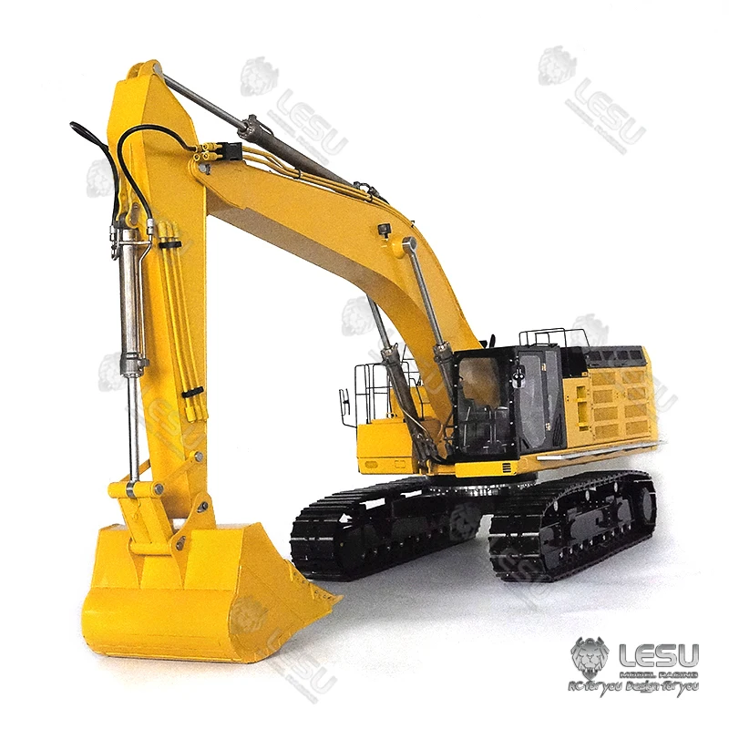 Металлический LESU 1/14 Carter 374 CAT 374F RC гидравлический экскаватор ESC Мотор сервопривод