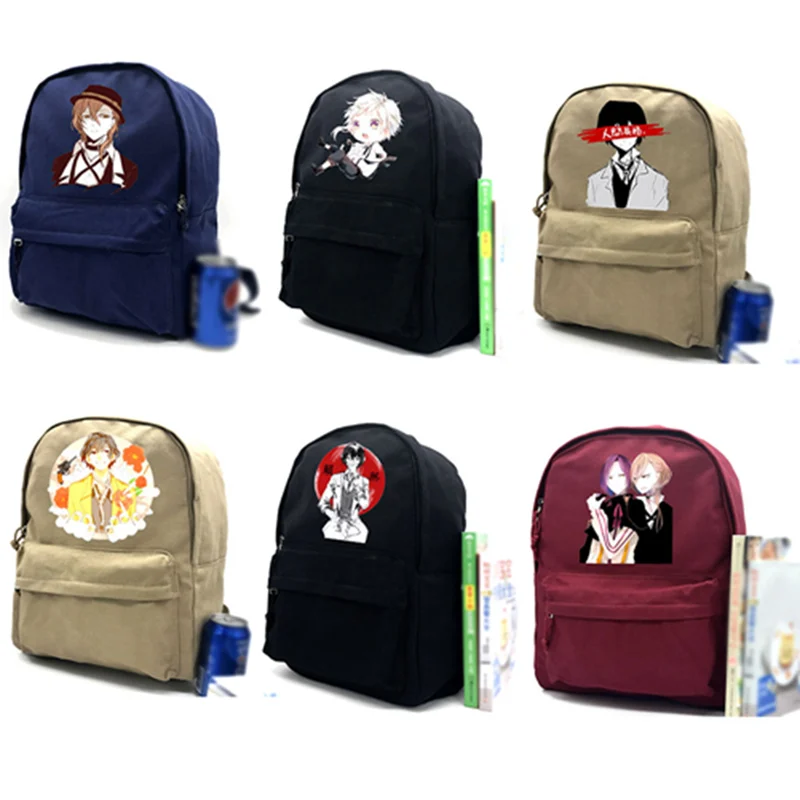 Anime Bungo Stray Dogs Backpack Teenage Girl School Bags Dazai Osamu Chuya Nakahara Women Men Backpack Bungo Stray Dogs Bag
Anime Bungo Stray Dogs Backpack Teenage Girl School Bags Dazai Osamu Chuya Nakahara Women Men Backpack Bungo Stray Dogs Bag