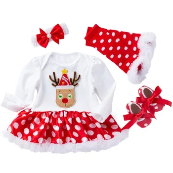 newborn baby girl dress my first christmas red dots clothing moose santa xmas tutu dress with head band striped baby gown sets
newborn baby girl dress my first christmas red dots clothing moose santa xmas tutu dress with head band striped baby gown sets