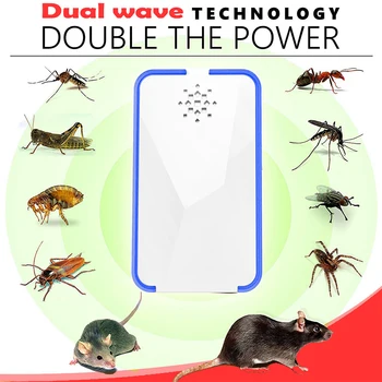 

Pest Reject Ultrasound Mouse Cockroach Insect Rats Bug Mosquito Repeller Device Mosquito Repellent Mouse Rejection Insect