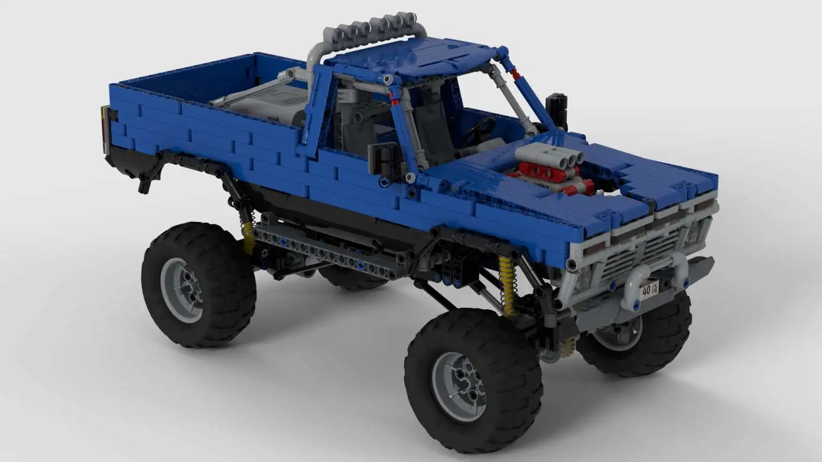 ing Technology Building Blocks Ford F100 Sand Cross Country Racing Moc-32170 Remote Control RC Assembly Toy Model Boy Gift MOC 32170 Ford F100 1973 by TSmarf with 1368 pieces