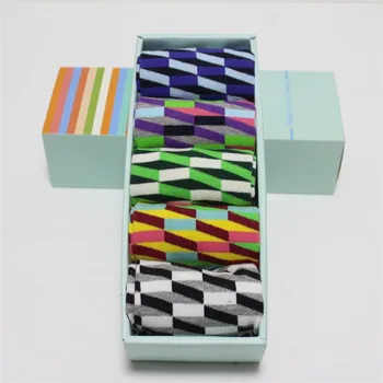 Recommend ! socks men cotton gift box 5Pairs/pack autumn-winter colorful striped socks man's and male happy long socks set
Recommend ! socks men cotton gift box 5Pairs/pack autumn-winter colorful striped socks man's and male happy long socks set