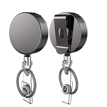 2PCS Retractable Badge Cords with Clip with Retractable Badge Card Holder for ID Card Key Badge Holder
2PCS Retractable Badge Cords with Clip with Retractable Badge Card Holder for ID Card Key Badge Holder