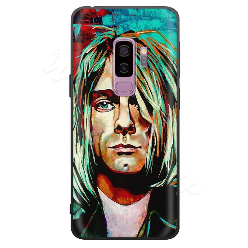 Webbedepp Nirvana чехол Курта Кобейна для Samsung Galaxy S7 S8 S9 S10 Plus Edge Note 10 8 9 A10 A20 A30 A40 A50 A60